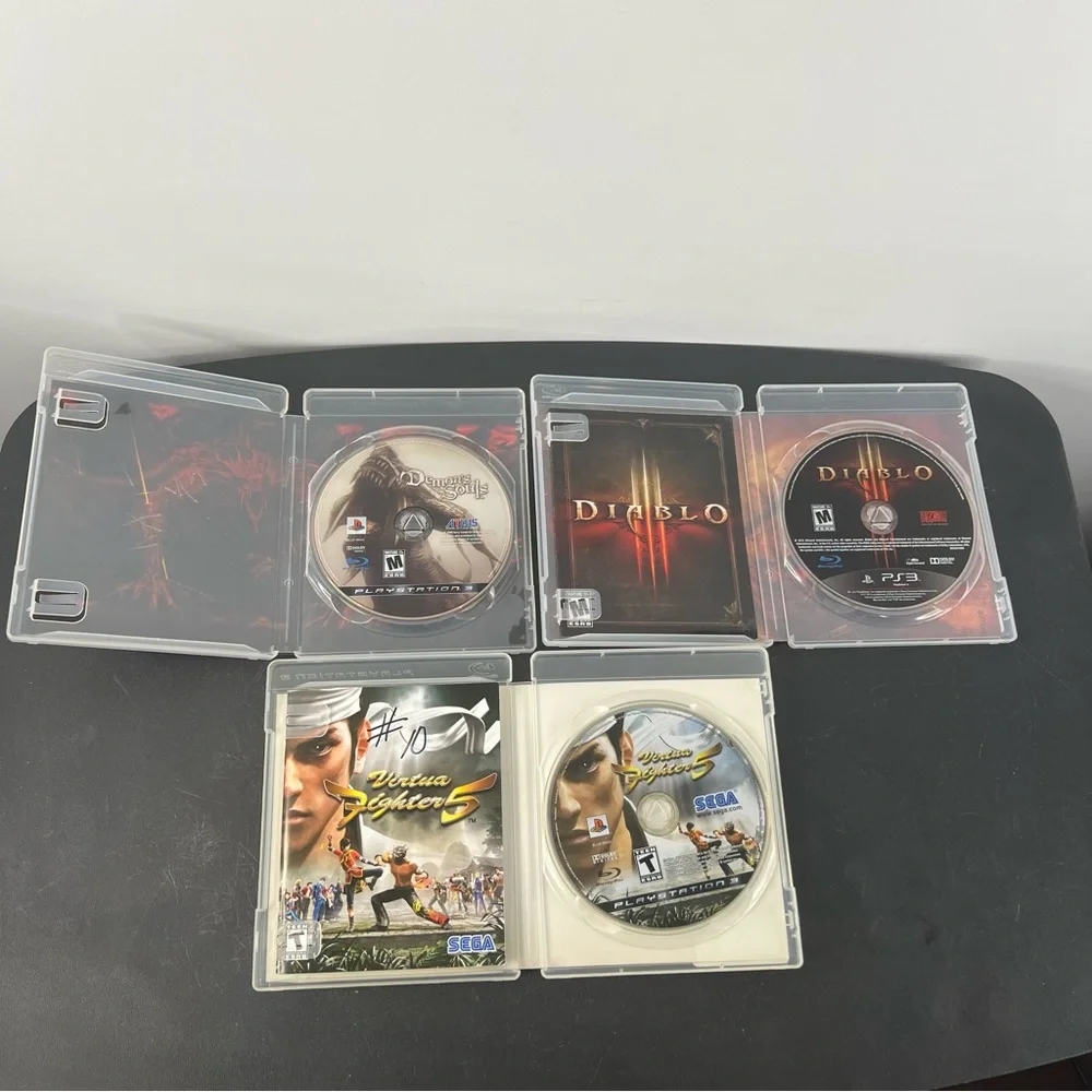 PlayStation 3 PS3 Bundle Lot of 9 Video Games (Diablo Assassin's Creed)